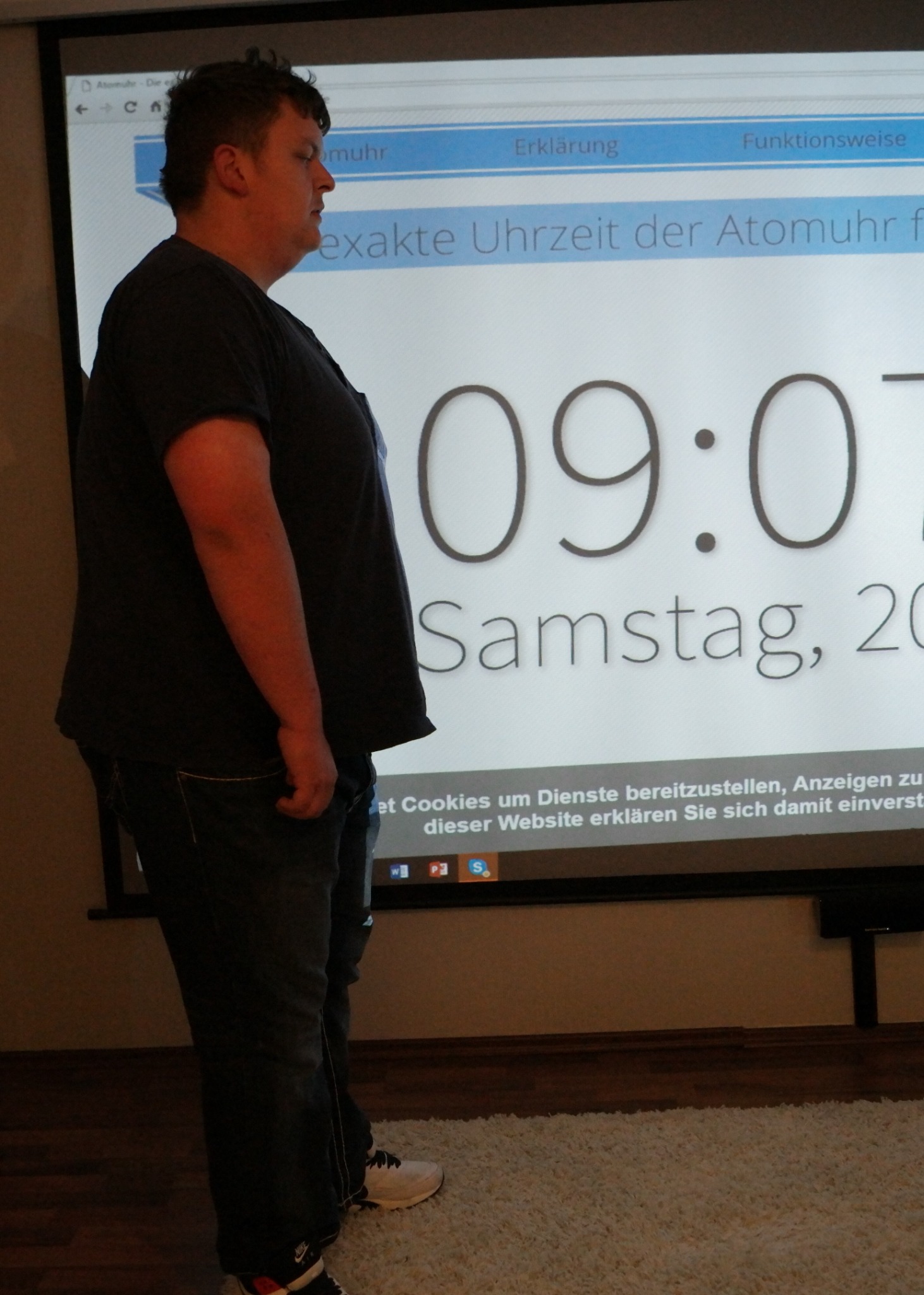 Hendrik vor dem Coaching